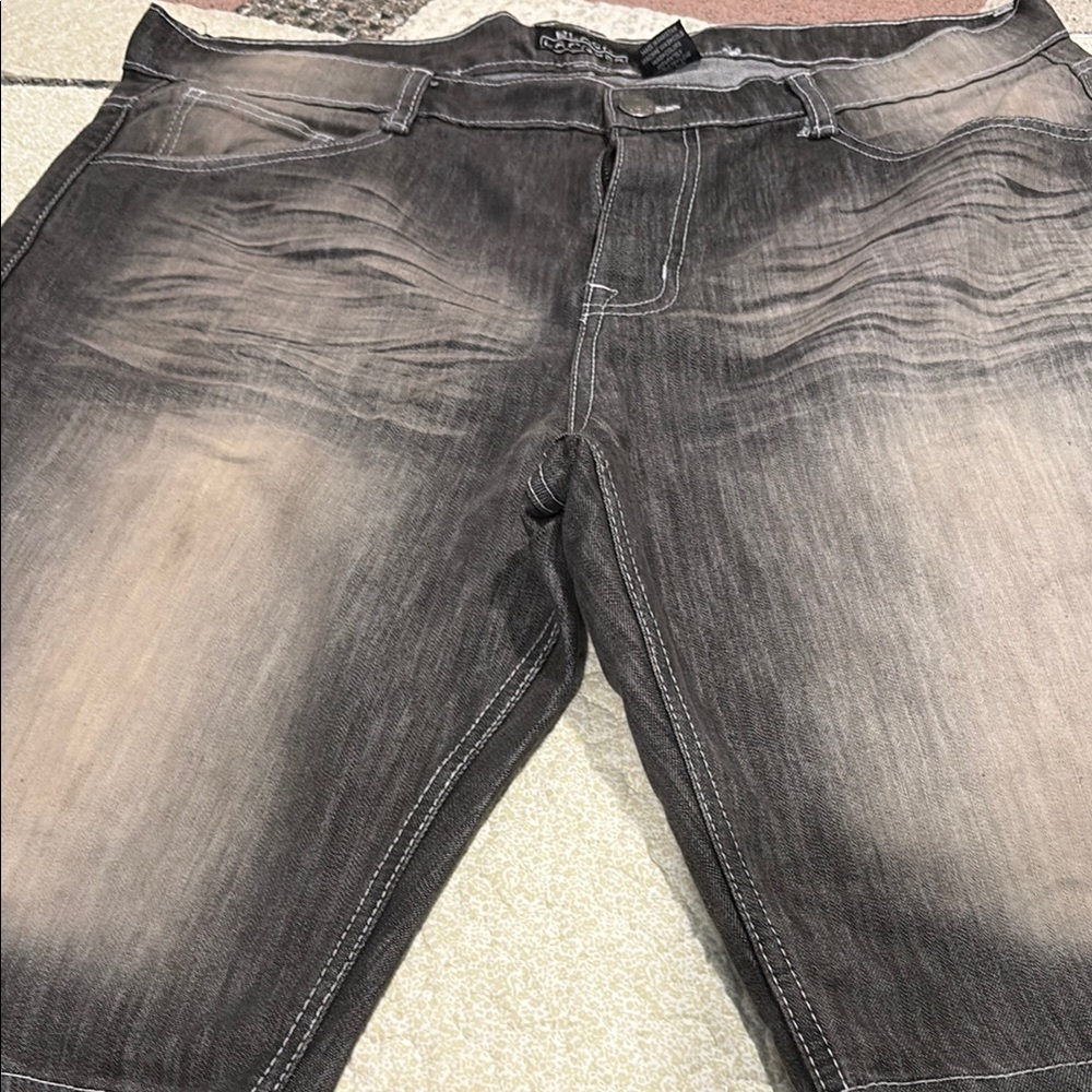 Men's Black Denim Shorts